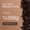 Kávové předplatné MIX 1x250g na 12 měsíců